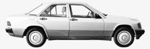 Mercedes Vector 190e - Mercedes Benz 190e Png #2087748