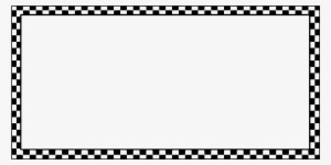 Worldlabel Border Bw Checkered Vector Library Library - Black White Check Frame Png #2088633