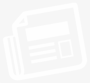 News Amp Events Report Icon Black Png - Newspaper Logo White Png #2088636