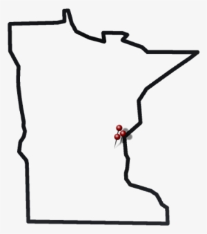 Mn Locations - Minnesota Outline With Heart - Free Transparent PNG ...