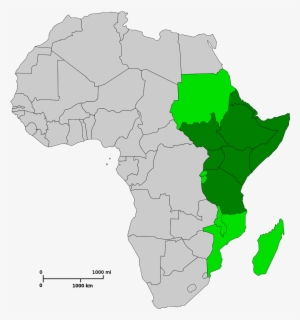 File - East-africa - Svg - Africa Map #2088795