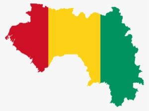 Guinea Flag And Map #2088894