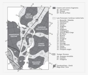 Outline Of The Transbrasiliano Kandi Mega Shear Zone - Shear Zone #2088971