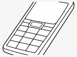 Ipad Clipart Iphone Outline - Cell Phone Colouring Page #2089093