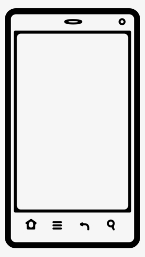 Mobile Phone Outline With Tools Comments - Werepenguin Munchkin #2089196