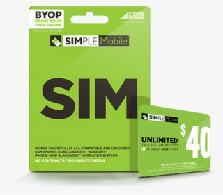 Simple Mobile Prepaid Sim Card Unlimited Calls #2089842