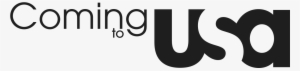 Coming To Usa - Usa Network Logo White #2090792