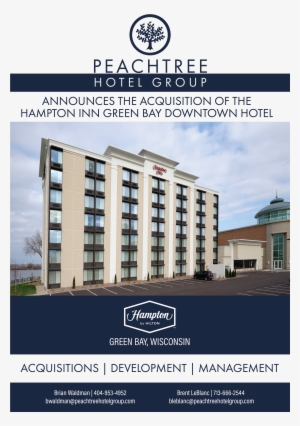 The Hampton Inn Green Bay Downtown Is Peachtree's First - Architecture #2091367