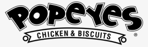 Popeyes Logo Png Transparent - Popeyes Logo Black And White #2091531