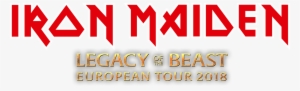 Legacy Of The Beast - Iron Maiden Band Logo Png #2092750