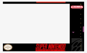 Super Nintendo Template Super Nintendo, Resolutions, - Super Nintendo Box Art Template #2093740