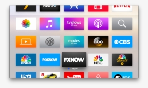 A View Of The Apple Tv Home Screen With Apps - 20th Century Fox #2095047