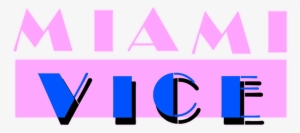 Svg Royalty Free Library Logos Tv Fan - Miami Vice Logo Png #2095114