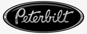3-pack Black/chrome Peterbilt Emblem Skins - Peterbilt Logo #2097113