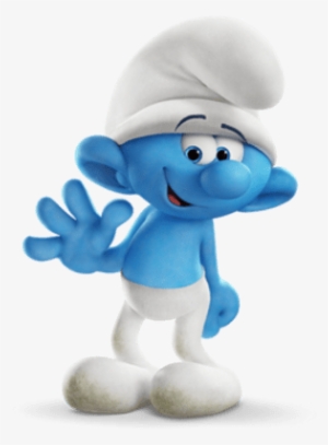 Clumsy Smurf Waving - Tontin De Los Pitufos #2099930