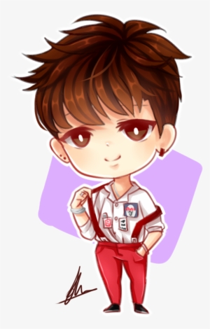 Bts Jimin Chibi By Xaevlyn On Deviantart - Jimin Animado #210068