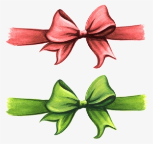 Painting Ribbon And Arrow - Decorative Gift Bow Clip Art #210681