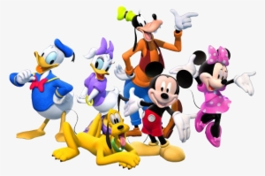 Mickey Mouse Club House Clipart - Mickey Minnie Donald Daisy Goofy #210797