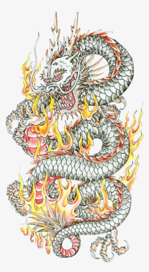Dragon Tattoo Flash 10 - Pond #211401