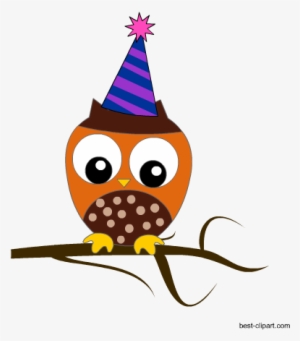 Cute Party Owl Free Clipart #212052