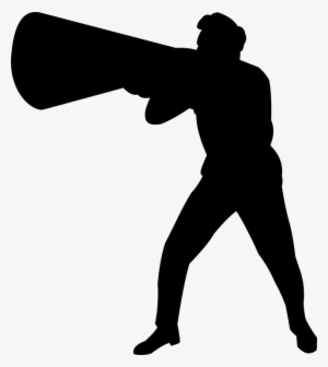 Silueta De Hombre Gritando #212150