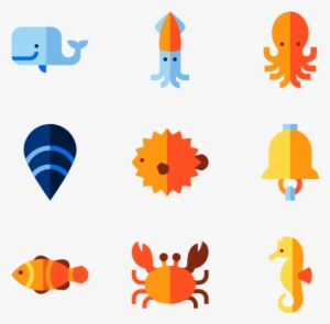 Sea Life - Ocean Icon Png #212599