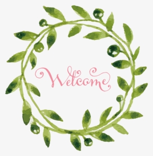 Graphic Black And White Download Flower Wreath Watercolor - Watercolor Flower Green Png #213202 Graphic Black And White Download Flower Wreath Watercolor - Watercolor Flower Green Png #213202