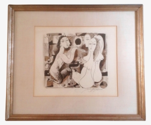 John Haymson , Pan And The Women, Pen & Ink, Watercolor - Artist #213253 John Haymson , Pan And The Women, Pen & Ink, Watercolor - Artist #213253