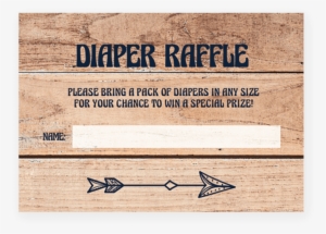 Printable Baby Shower Diaper Raffle Tickets For Rustic - Diaper Raffle Tickets Woodland #213540
