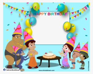 Chhota Bheem Photobooth - Happy Birthday Wishes Chota Bheem #213889