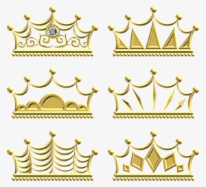 Gold, Crown, Ornate, Metal, Ornament - King & Prince #214065