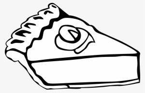Sushi Clipart Black And White - Piece Of Pie Clip Art #214066