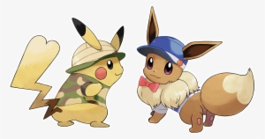 Pikachu Eevee - Pokemon Let's Go Eevee #214199