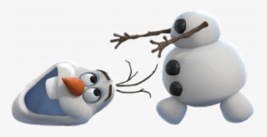 Olaf Losing Head - Transparent Png Olaf Png #214409