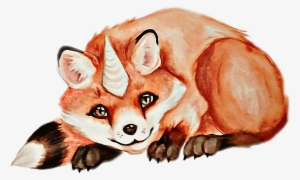 Report Abuse - Fox With Unicorn Horn #214908