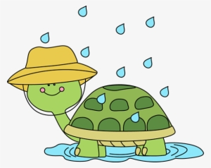 Clip Art Images Turtle Standing In A - Spring Rain Clip Art #215048
