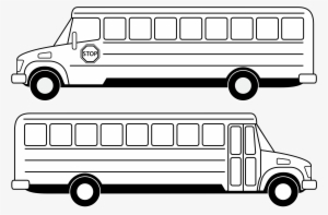 School Books Clipart Black And White - School Bus Image Black And White #215390