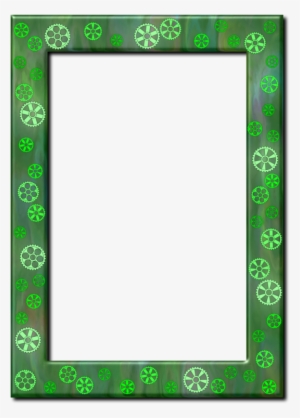 Picture Frames Green Collage Color Red - Clip Art #215461
