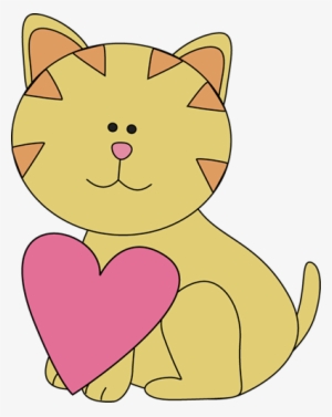 Kitty Cat Valentine Clip Art - Kitty Cat Clip Art #215527