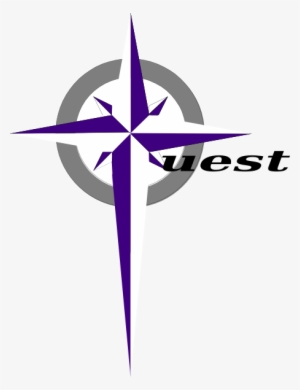 Quest Cross Clip Art At Clker - Compass Rose #215642