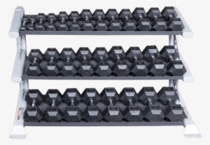 Pro Clubline Dumbbell Racks - Body Solid 2 Tier Pcl Commercial Kettlebell Rack #215722
