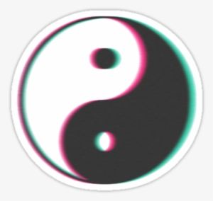 Tumblr, Transparent, And Ying Yang Image - Oklahoma State University Oval Sticker #216194
