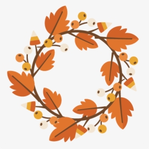 Fall Wreath Svg Cutting For Electronic Machines Svg - Fall Wreath Clip Art Free #216811