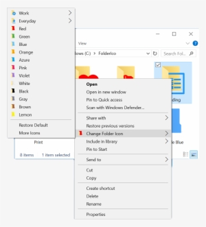 Make Right Click On Folder - Directory #216921