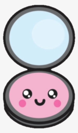 Cute Kawaii Makeup Maquillaje Clip Art Transparent - Make Up Kawaii Png #217688
