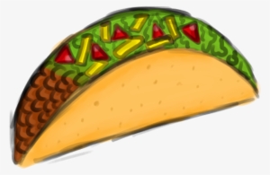 Tacos Clipart Transparent - Vector Taco Transparent #217995