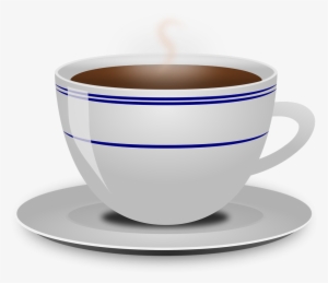Coffee Steam No Background Clipart - Cup And Saucer Clipart #218047