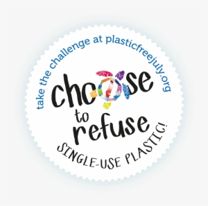 Pfj Choose To Refuse Badge 300ppi - Label #218074