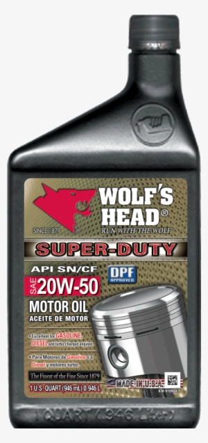 Wolf's Head Super Duty 20w-50 Oil - Wolf's Head Super Duty 15w40 #218265
