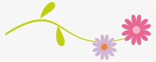 Flower Clipart Row - Floral Line Divider Png #218615